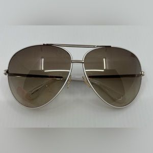 Marc By Marc Jacobs MMJ 221/S White Frameless Aviator Sunglasses
